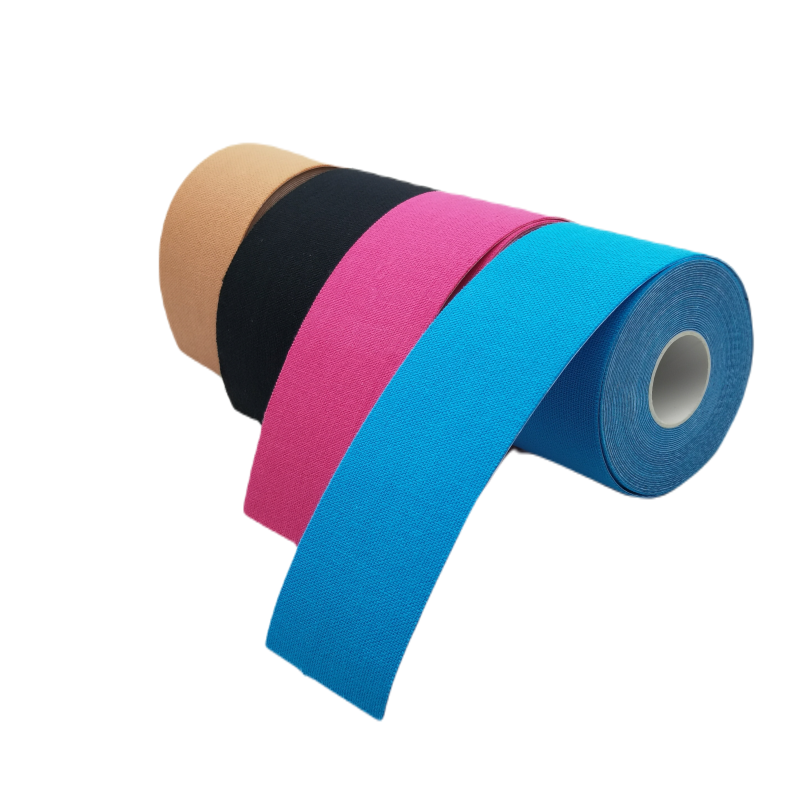 Zestaw 4 taśm kinezjologicznych NettleTree PRO 5cm 5m | Tejpy sportowe – 4 kolory