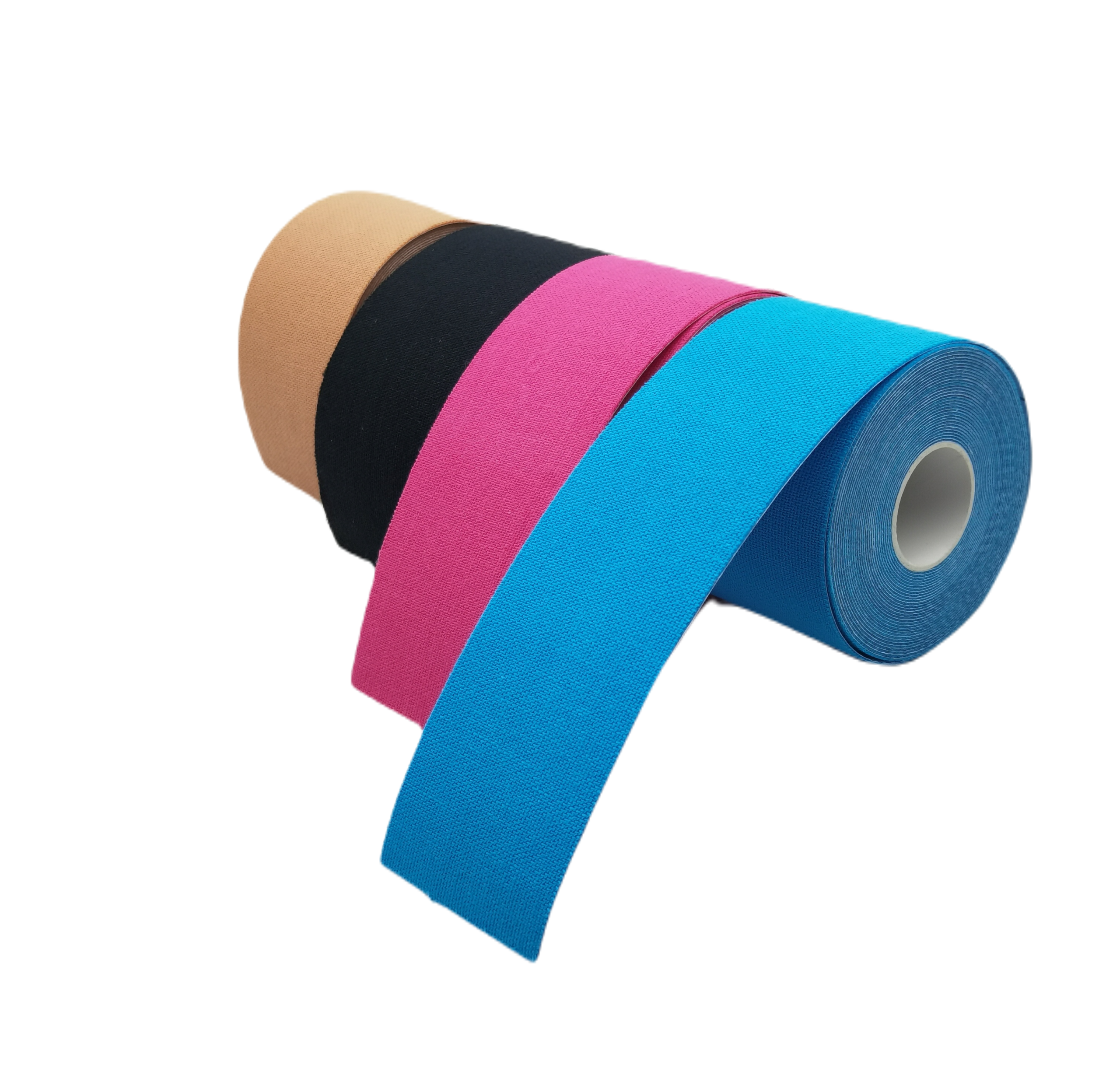 Zestaw 4 taśm kinezjologicznych NettleTree PRO 5cm 5m | Tejpy sportowe – 4 kolory