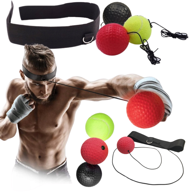 Zestaw piłek refleksowych Reflex Ball NettleTREE | Trening boksu i MMA – popraw refleks i koordynację