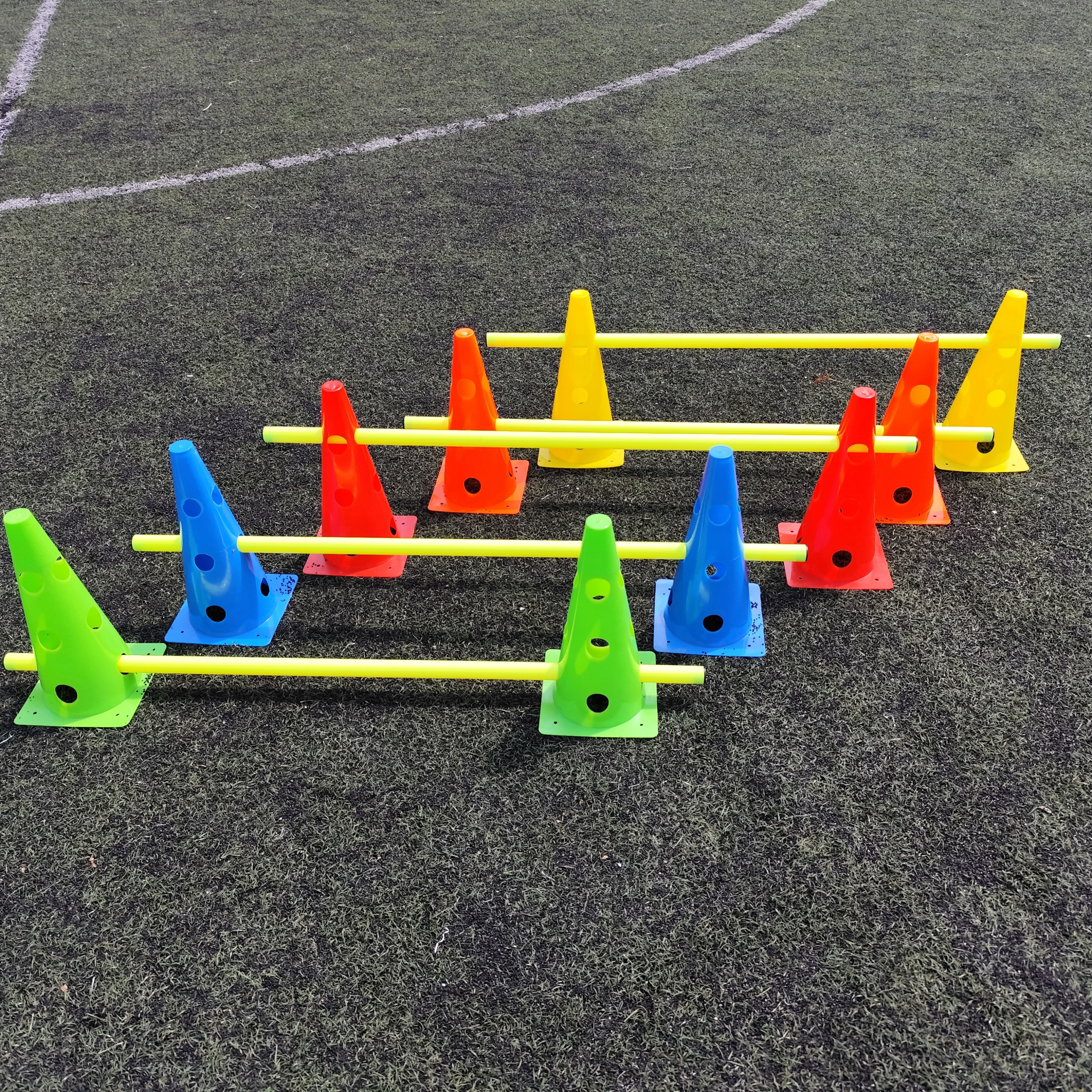 Tyczka Treningowa Gimnastyczna 100 cm Żółta – 1 sztuka | Trening Koordynacji i Fitness - obrazek 8