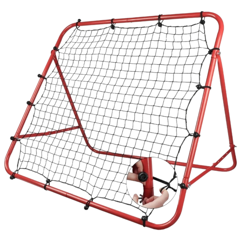 Piłkarska Bramka Treningowa Rebounder 100x100 cm – Trenażer Podań i Odbić, Trening Piłkarski Dla Dzieci i Dorosłych
