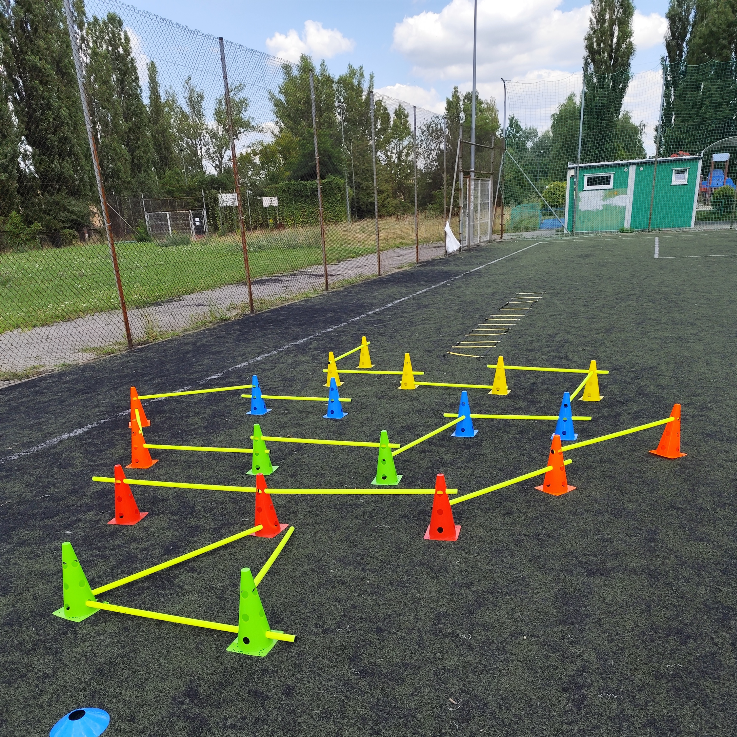 Tyczka Treningowa Gimnastyczna 100 cm Żółta – 1 sztuka | Trening Koordynacji i Fitness - obrazek 5