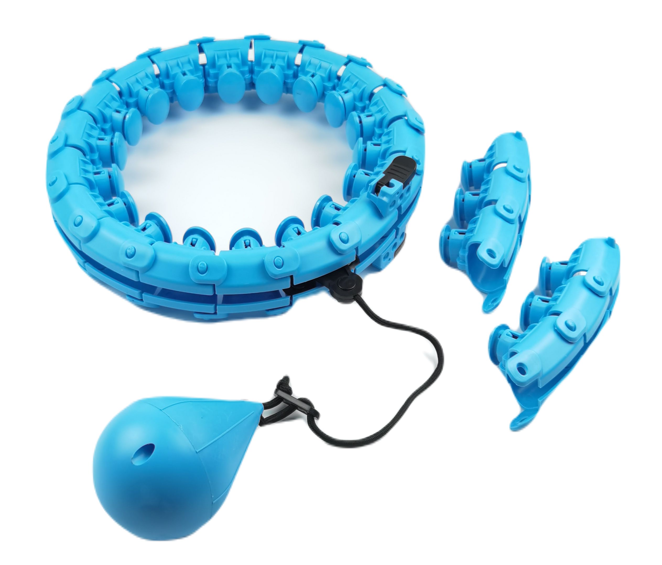 Segmenty 5 szt. do Hula Hop – powiększenie o 30 cm – kolor niebieski - obrazek 3