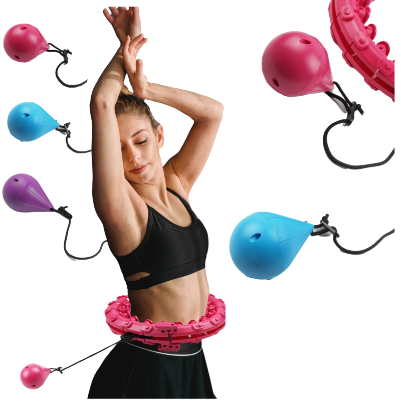 Kula z obciążeniem 300 g do Hula Hop SMART NettleTree PRO + sznurek - niebieska